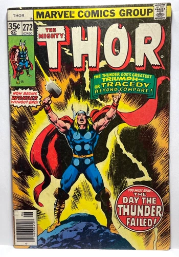 1978 Vintage Comic Book THOR 272 Marvel Comics Iconic Superhero BAGGED/BOARDED