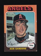 1975 Topps Ken Sanders #366 California Angels