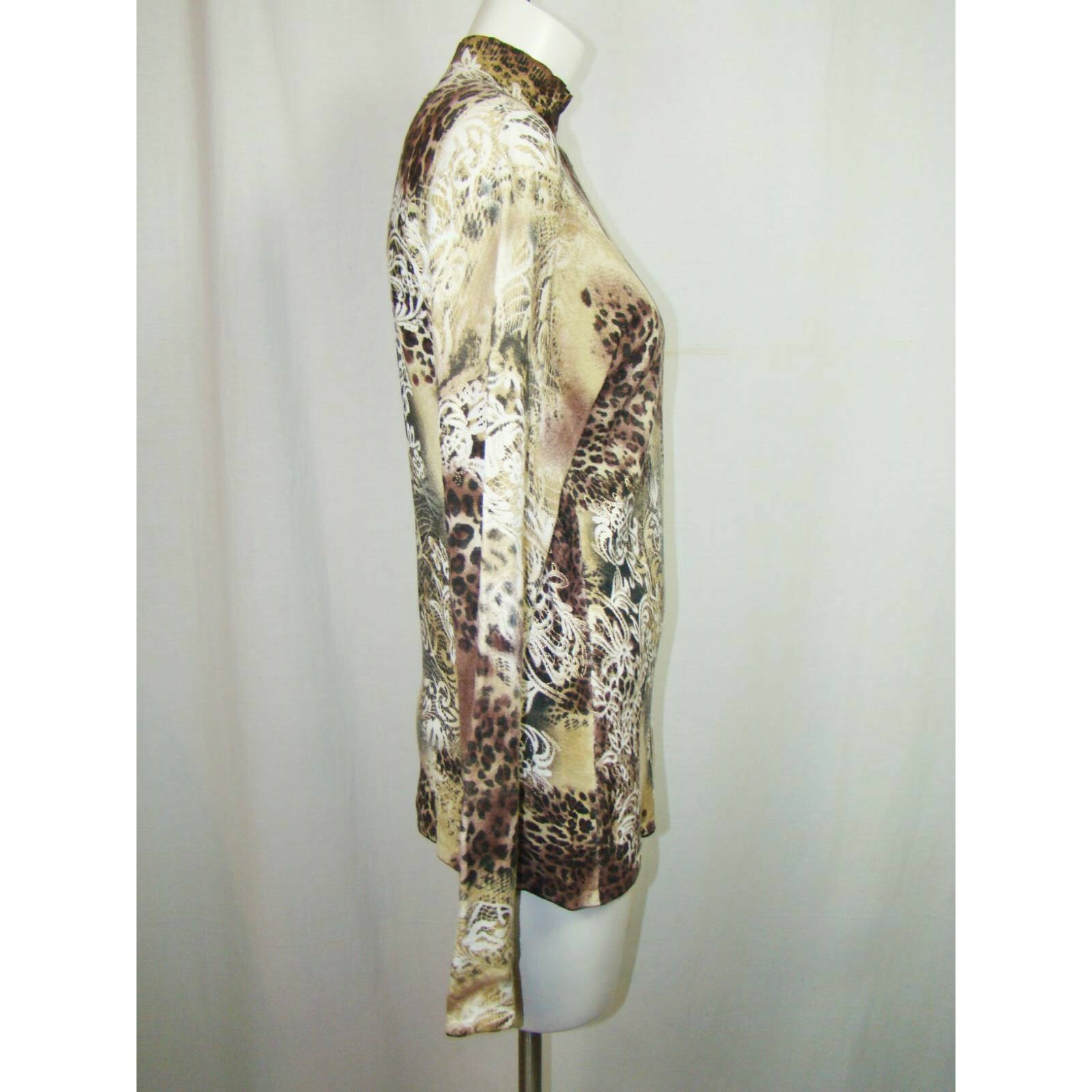 Cache Women's Pullover Sweater Multicolor Spandex… - image 7