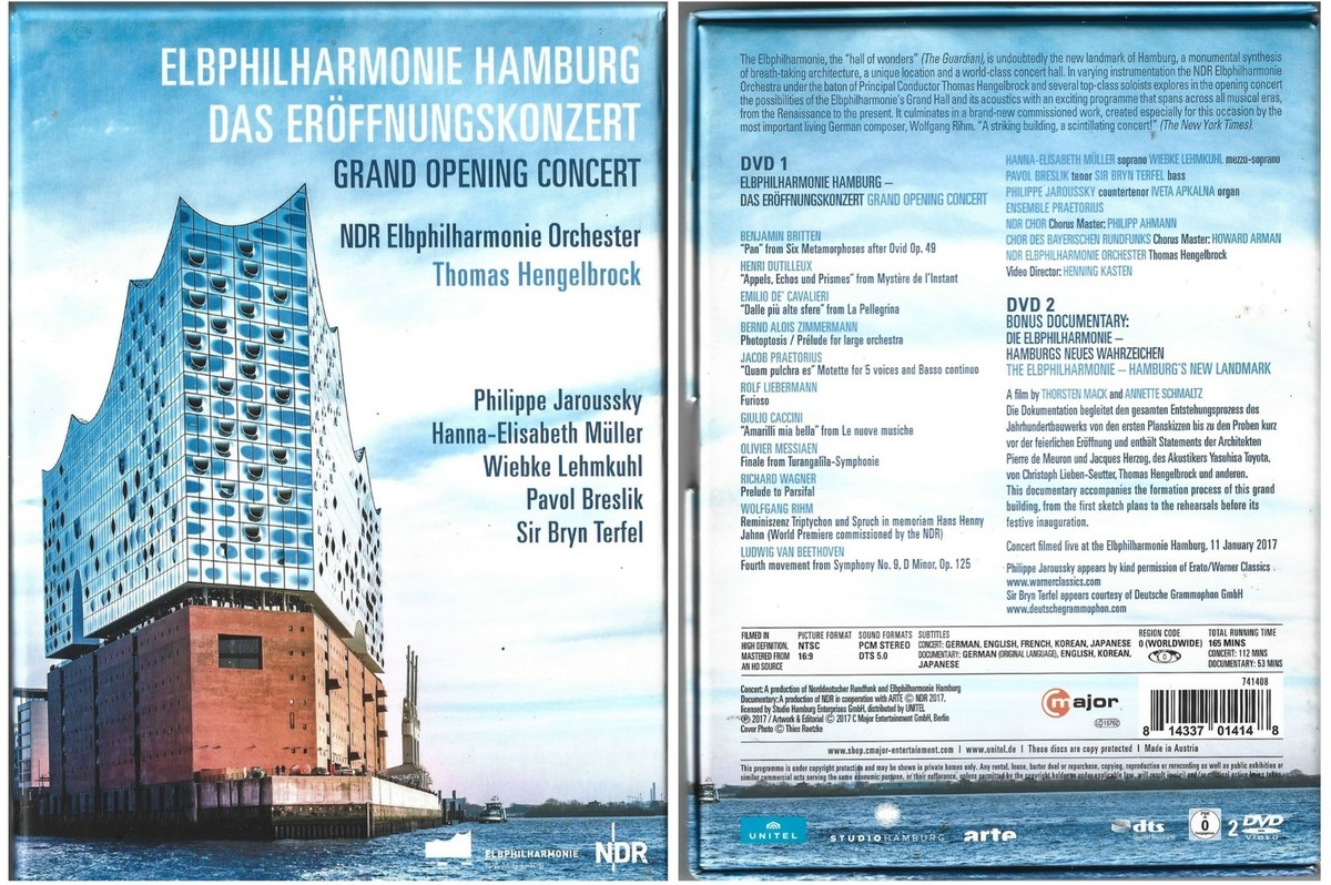 エルプフィルハーモニー・ハンブルク ~ グランド・オープニング・コンサート (Elbphilharmonie Hamburg Das Eroffnungskonzert | Grand Opening Grand Opening Concert Elbe Philharmonic Hall Hamburg Thos