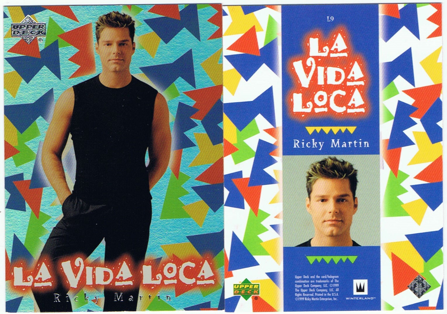 Ricky Martin La Vida Loca by Upper Deck/Winterland in 1999. Inserts + Discounts. - Picture 19 of 24