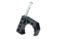 (100) TUBE TALONS WITH NAIL, J CLAMPS FOR 3/4" PEX, COPPER, CPVC TUBING