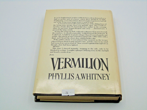 Vermilion by Phyllis A Whitney 1981 Book Club Edition Hardcover - Picture 2 of 15