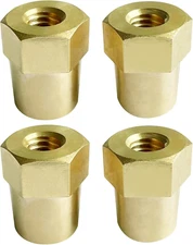 3/8"-16 Thread Female Brass Battery Terminal Post Adapter Battery Charging Post
