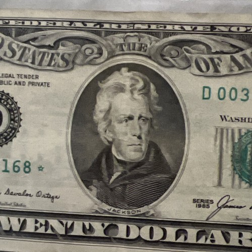 D* $20 1985 Federal Reserve Note Cleveland D-Star Bank Note - Picture 6 of 10