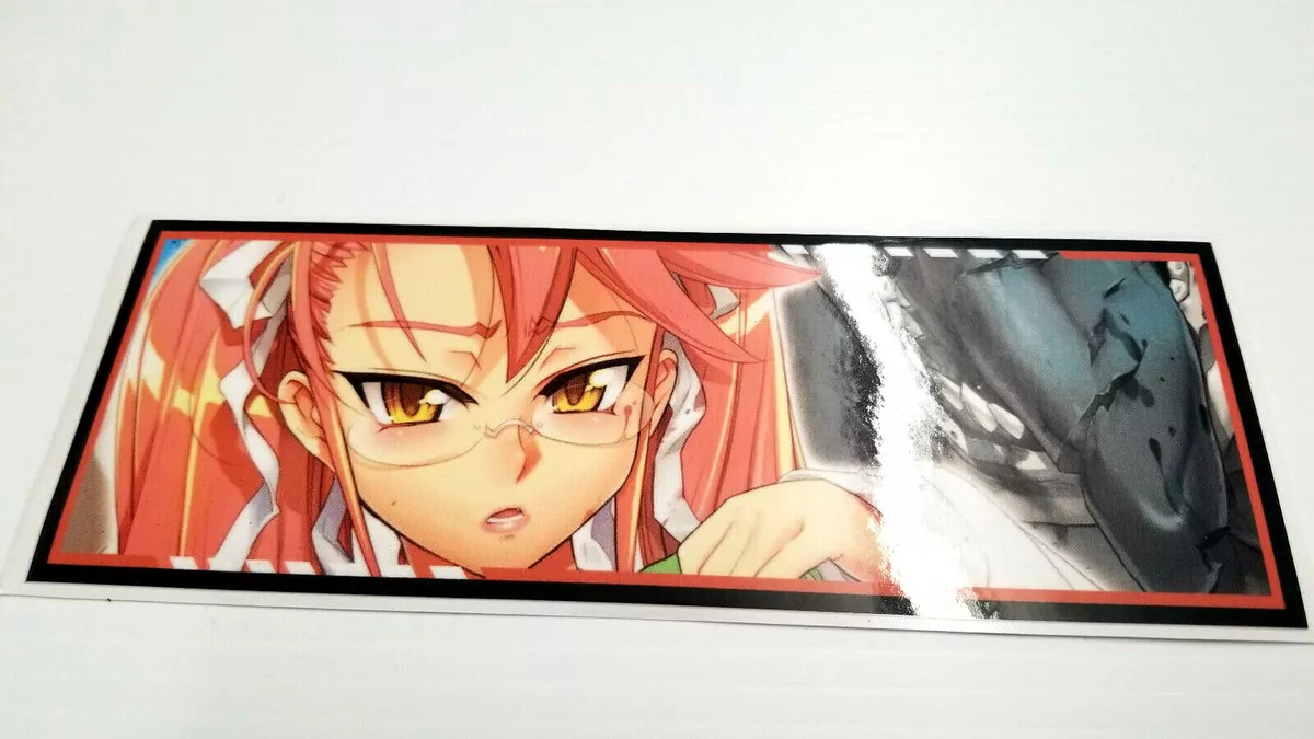 High School of The Dead Saya Takagi Asami Nakaoka Shizuka Marikawa Rei  Miyamoto Female Characters Sticker for Phone, Laptop, Skateboard, Car