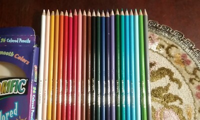 Vintage 2000 Sanford Colorific 24 Colored Pencils Non-Toxic | eBay