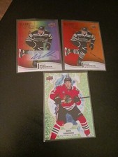 Mike Hardman Rainbow Auto, Red/orange & Green Rookie UD 2021-22