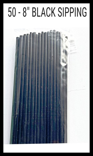 SIPPING STRAWS, Very Skinny, Stir Your Coffee or Sip Your Drink, Protect Teeth - Picture 13 of 18