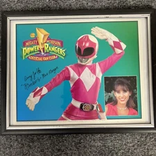 Mighty Morphin Power Rangers Pink Ranger Autograph - 1994 Official Fan Club