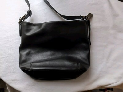 COACH Vintage Legacy Handbag Black Leather G1S-9186 | eBay