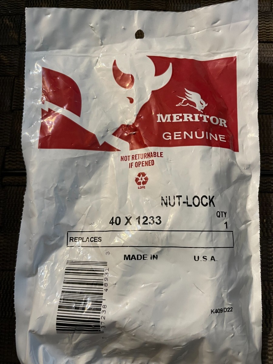 GENUINE NEW MERITOR DIFFERENTIAL PINION SHAFT NUT 40X1233 | eBay