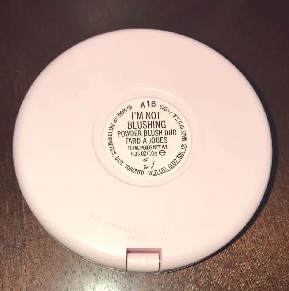 MAC Patrick Starrr I'm Not Blushing Powder Blush Duo Pure Peach/Capri Bronze New - Image 3 of 4