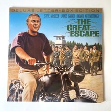 The Great Escape Laserdisc LD - Deluxe Letter-Box Edition - Steve McQueen NEW 