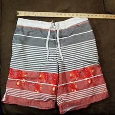 OP DRAWSTRING SWIM TRUNKS MENS LARGE 36-38 LINED