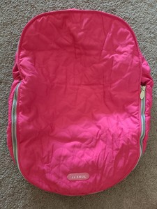 jj cole car seat cover pink