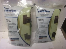 2 Freedom Outdoor Living Aluminum Railing  MULTI-Use  Brackets 761292 Black