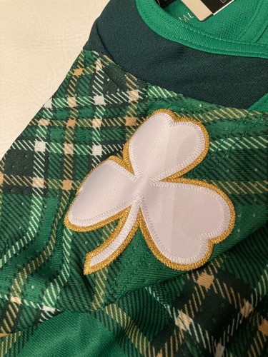 Sz 54 Adidas St. Louis Blues St. Patrick's Day Green Authentic NHL Hockey Jersey - Picture 8 of 12