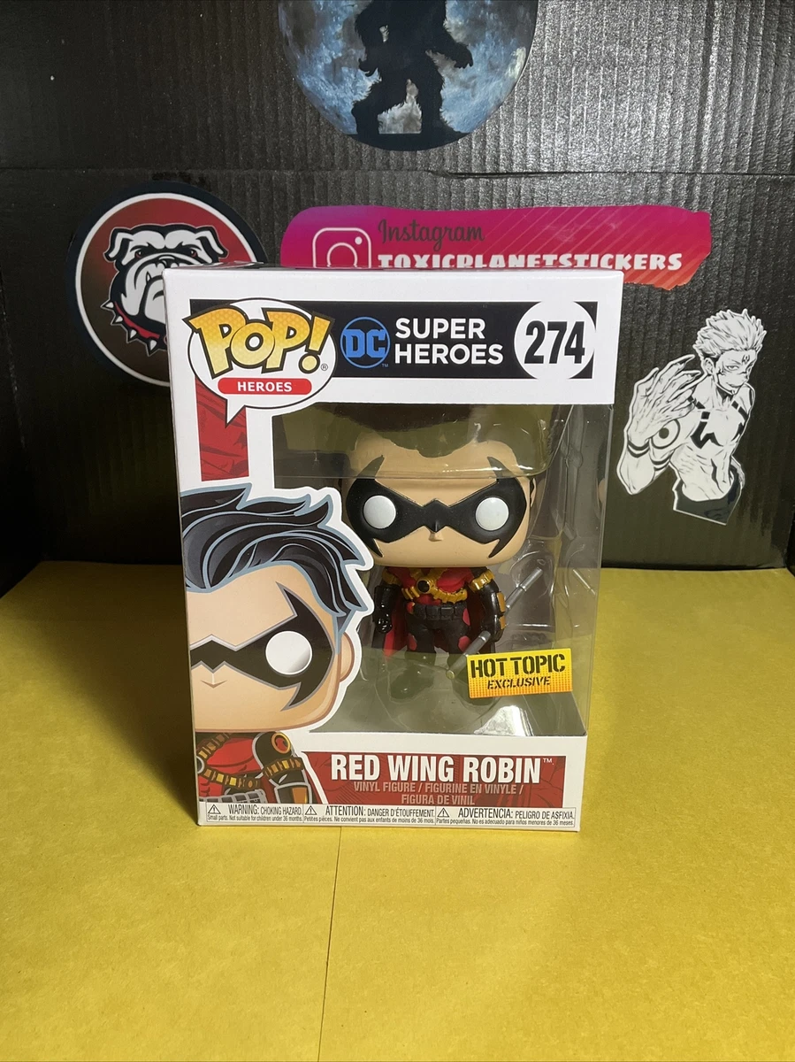 Funko Pop Heroes 274 Red Wing Robin DC Super Heroes Hot Topic Exclusive