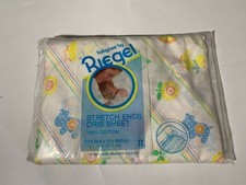 Riegel Fitted Crib Sheet Vintage 100 Cotton Animals Flowers Stripes Baby are