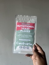 Non Fortified Nutritional Yeast Flakes 2 Oz Seasoning with Roasted, Nutty Fl...