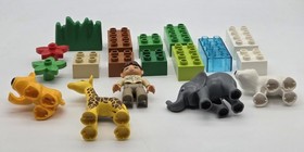 Lego DUPLO Baby Zoo #4962 Retired-Polar bear/Giraffe- 18pcs COMPLETE Set- NO BOX