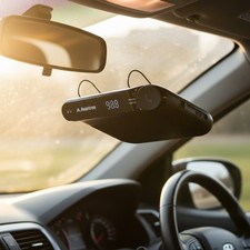 Hands-Free Bluetooth Car Speaker  FM Transmitter Kit - Easy Setup  Use