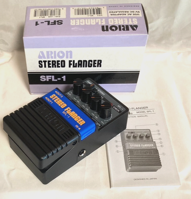 Arion SFL-1 ステレオ　フランジャー　アリオン NOS Arion SFL-1 Stereo Flanger Guitar Effects Pedal From Japan