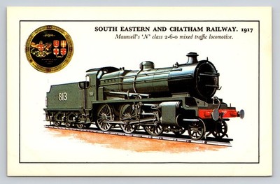 1917 Maunsell 'N' Class 2-6-0 Locomotive South Eastern & Chatham Railway