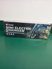 Saker 4 Inch Handheld Portable Cordless Mini Electric Chainsaw (EZ5002088)