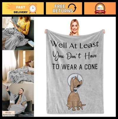 Get Well Soon Gifts for Men & Women, Surgery Recovery Blanket 50''x60'', Feel Bett