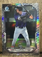 Matt Klein 2026 Bowman Chrome 1st Bowman Reptilian Refractor #BCP-146 Rockies