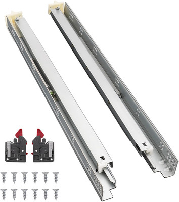 21'' Soft Close Undermount Drawer Slides - 6 Pairs with Brackets