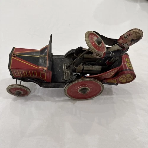 Vintage Original 1930s Marx Coo Coo Car Tin Litho Windup Toy Car