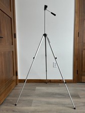 VELBON TEK-3 Tripod Adjustable Max Height 55" Lightweight Aluminum Rubber Feet