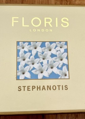 FLORIS London Stephanotis Boxed 3 Luxury Bars of Soap 3.5 oz NIB