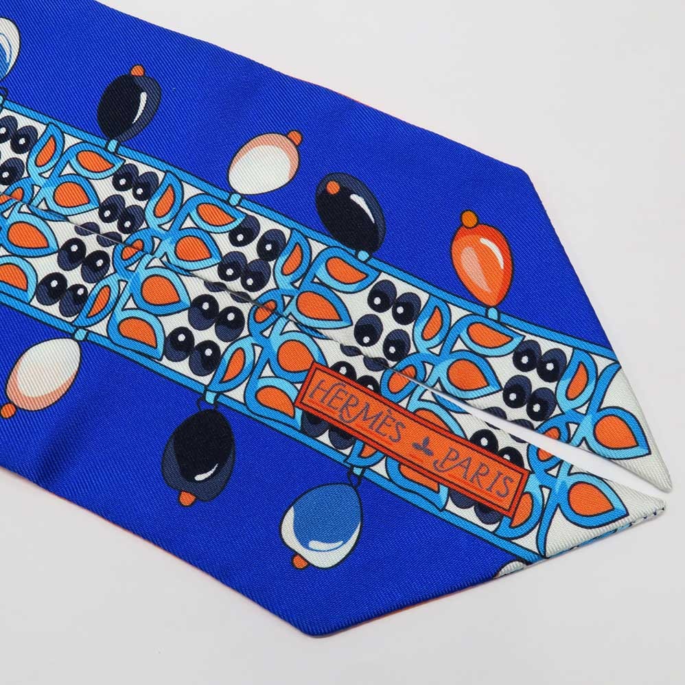 Hermes Twilly Maharaja s Accessories PARURES DES MAHARAJAS Scarf Silk r0_0209 thumbnail 5