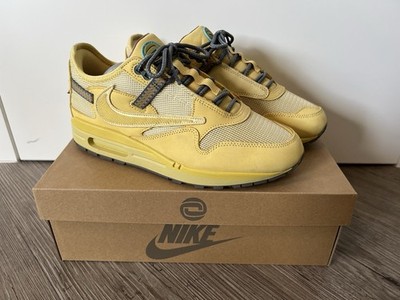 Travis Scott x Nike Air Max 1 CJ Saturn Gold Herrenschuhe Gr. 44 US10 UK9