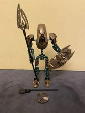 LEGO Bionicle - 8762 Toa Hagah Iruini- No Green Disk 2005 Retired Near Complete