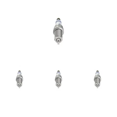 4 x Bougie d'allumage BOSCH pour CITROËN, MINI, PEUGEOT 207, 207 CC, 208 I - Photo 1/4