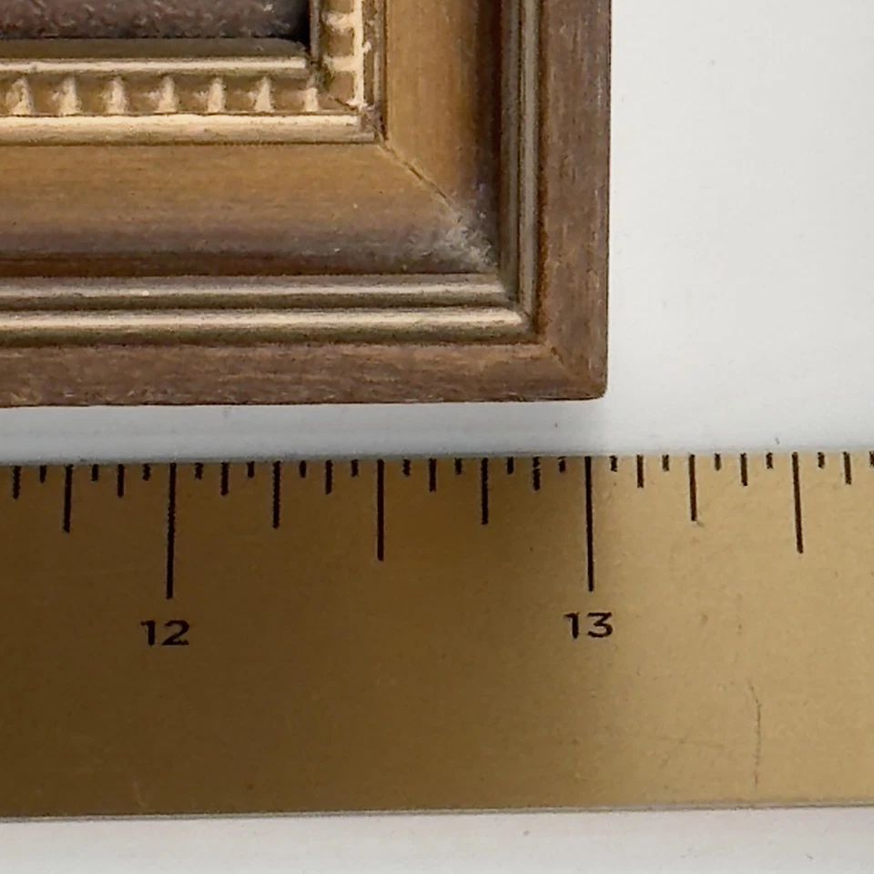 Cámaras vintage años 50 Sagrado Corazón de Jesús impresión marco de madera arte católico MCM Foto 4 de 4