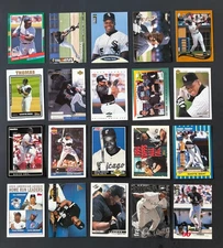 20 CARD LOT OF DIFFERENT FRANK THOMAS CARDS- MLB HOF - FREE SHIPPING! -#W112625C