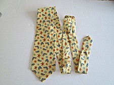 Ties To Nature Dolphins Starfish Silk Hand Sewn Tie New With Tag Nautical Ocean