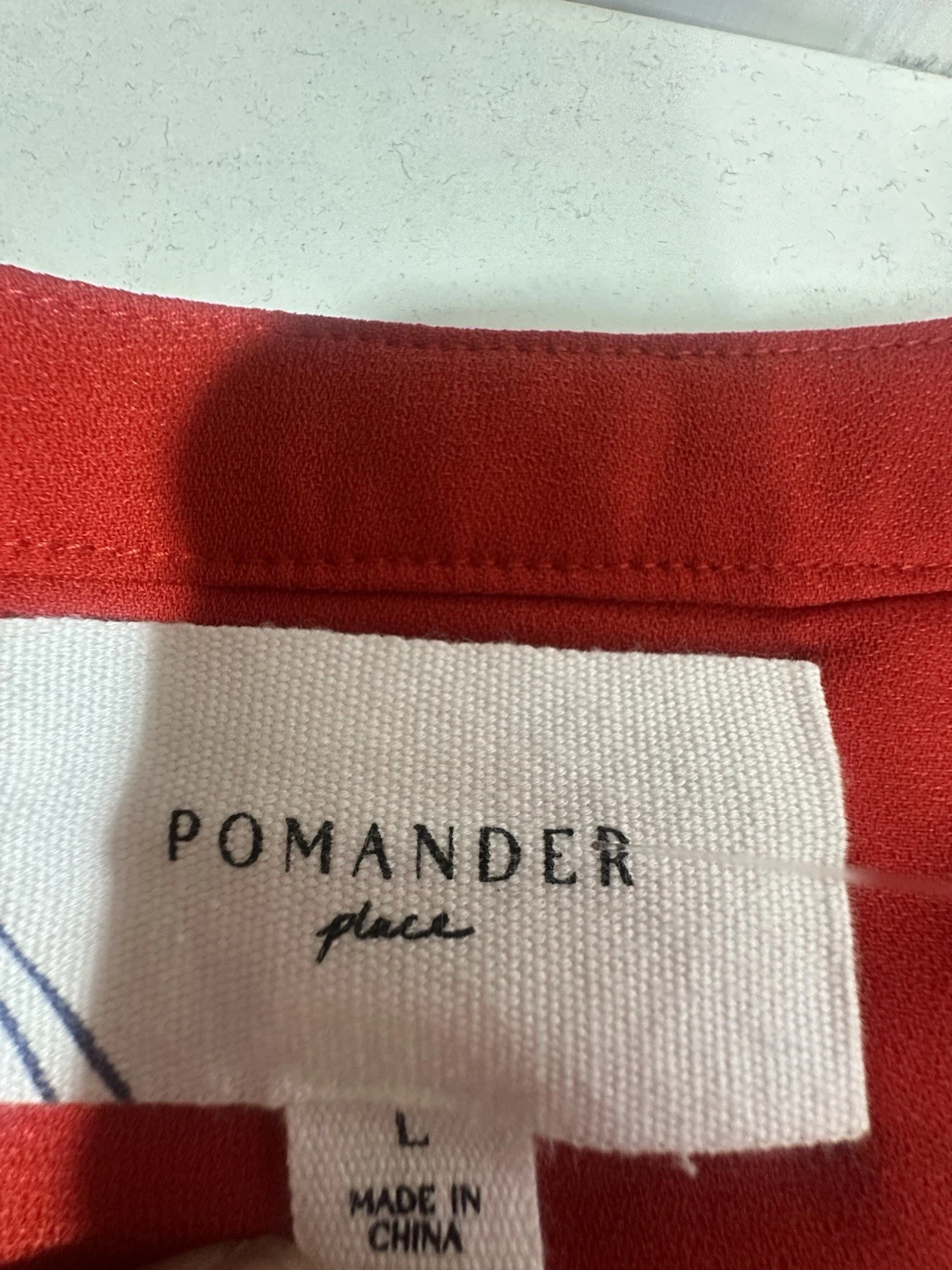 Abito Pomander Place Tuckernuck taglia grande rosso Kenzo popeline con volant a strati