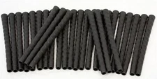 NEW 30 PIECE GRIPS TACKI MAC BLACK KNURLED WRAP GOLF CLUB REPLACEMENT GRIP SET