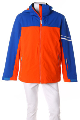 VECTOR Jacket skiing Logo Print XXL blue orange NEW