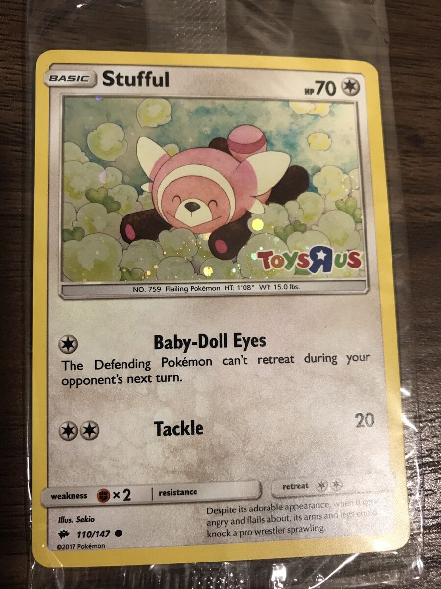 Stufful Toys R Us Burning Shadows Pokemon Promo Cards | eBay Stufful Toys R Us Burning Shadows Pokemon Promo Cards | eBay