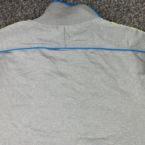 Nike Rafa Nadal Jacket Men Small Gray Blue Lime Australian Open Dri Fit Full Zip - Picture 18 of 21