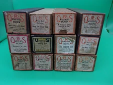 Lot of 12 Piano Rolls with Original QRS Boxes Vintage Antique Variety