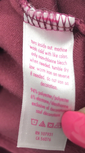 Justice Active Velour Girls Jogging Suit Size 18/20 Burgundy Spell Out Dance - Picture 5 of 16